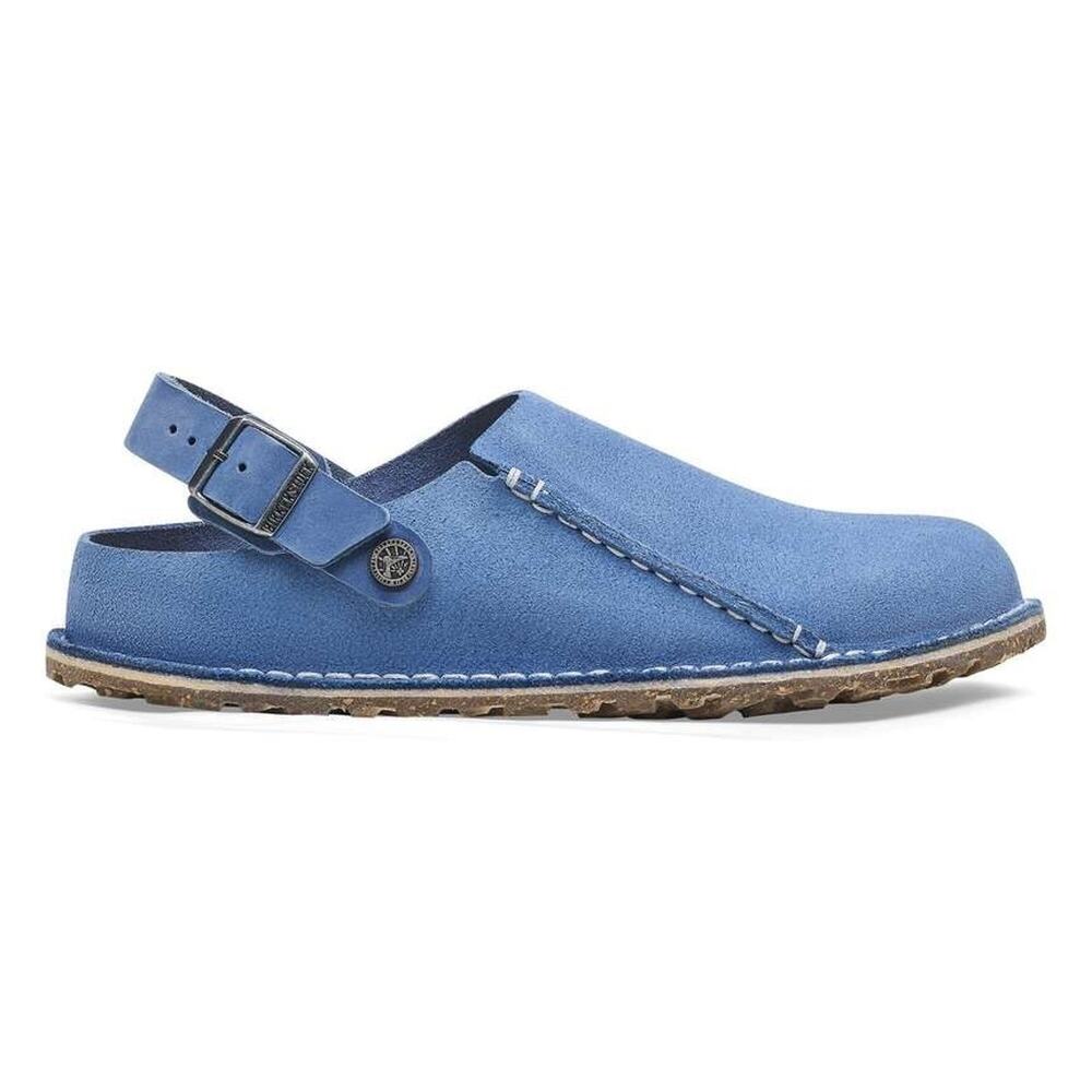Birkenstock Lutry Premium Suede Elemental Blue EU38/ W 7-7.5 NWOB - Picture 5 of 11